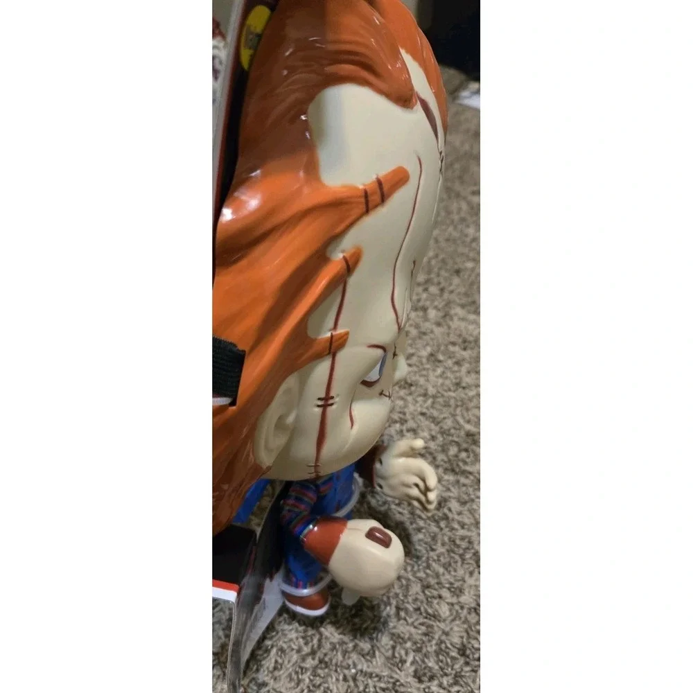 NEW Chucky Child's‎ Play Move A Mask Moving Arm Knife Horror Halloween Disguise
